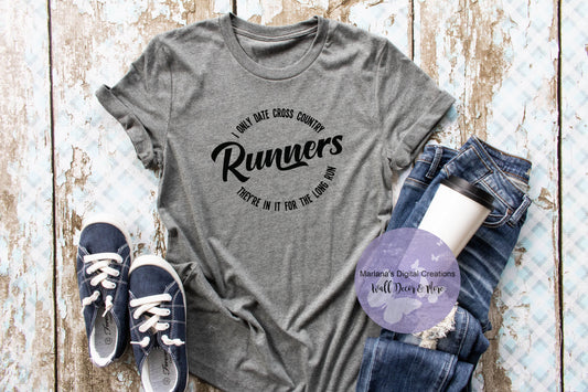 I Only Date Runners - Vinyl Print