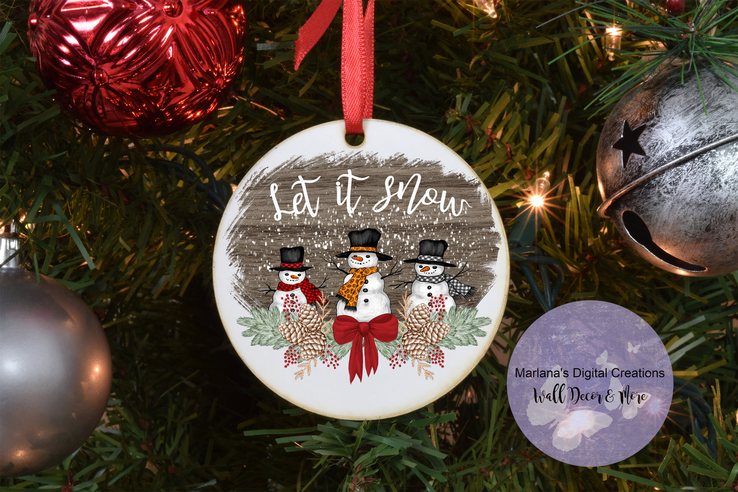 Let It Snow Snowmen - Ornament