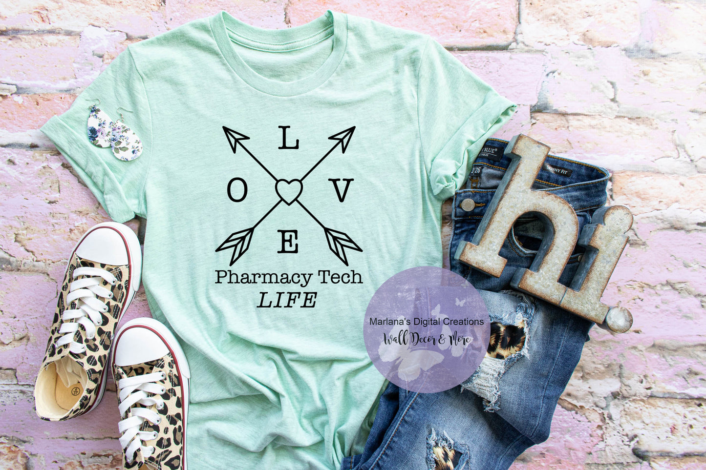 Love Pharmacy Tech Life - Vinyl Print