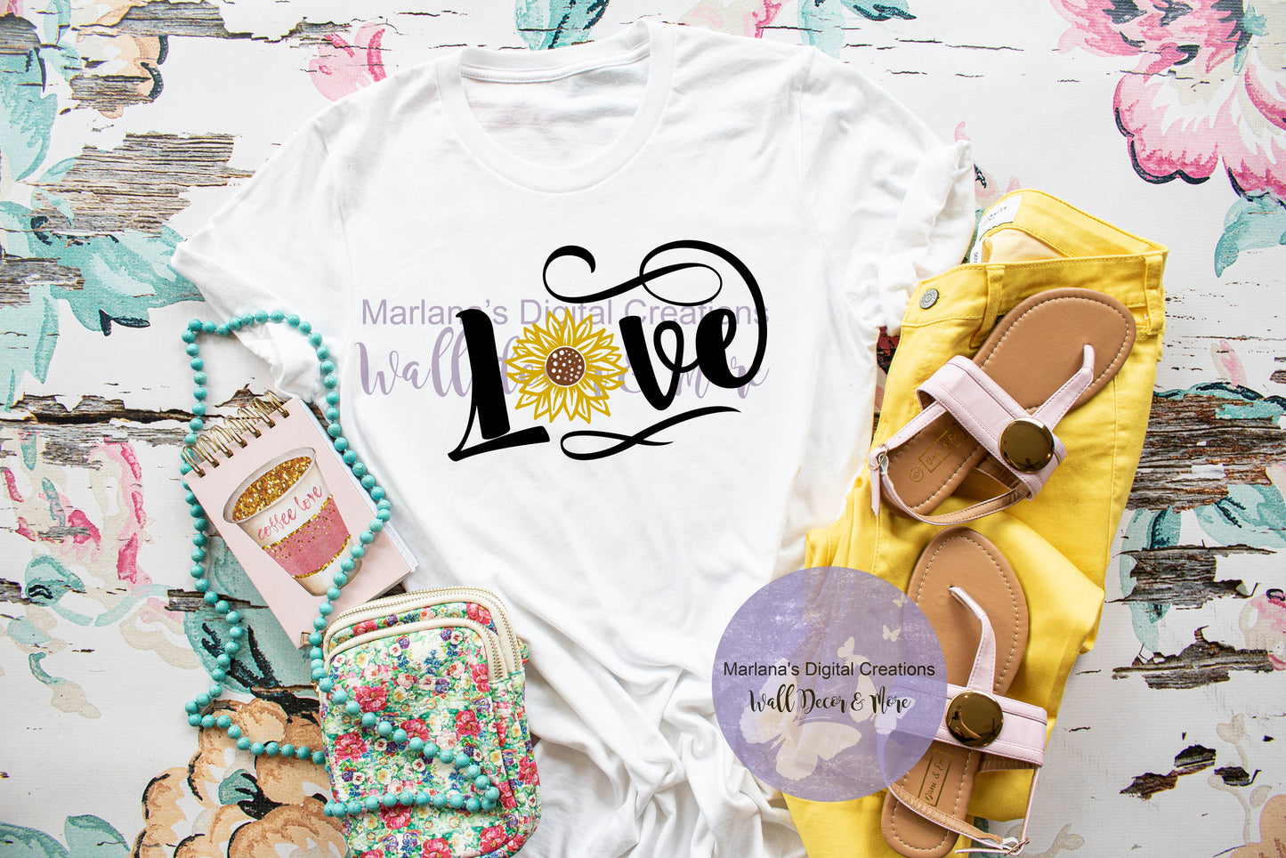 Love Sunflower - Sublimation Print