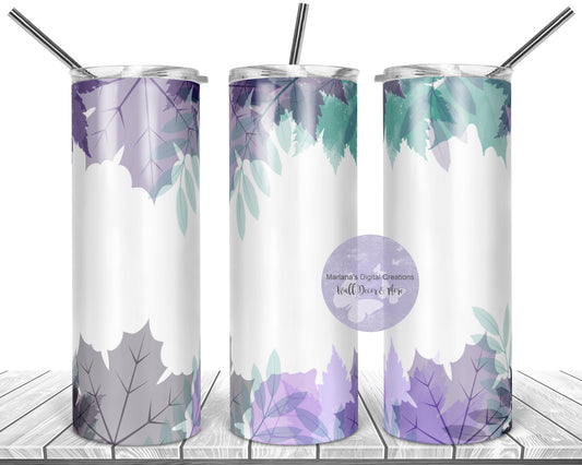 Fall Border 20oz Skinny Tumbler