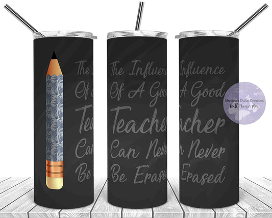 Teacher Eraser 20oz Skinny Tumbler