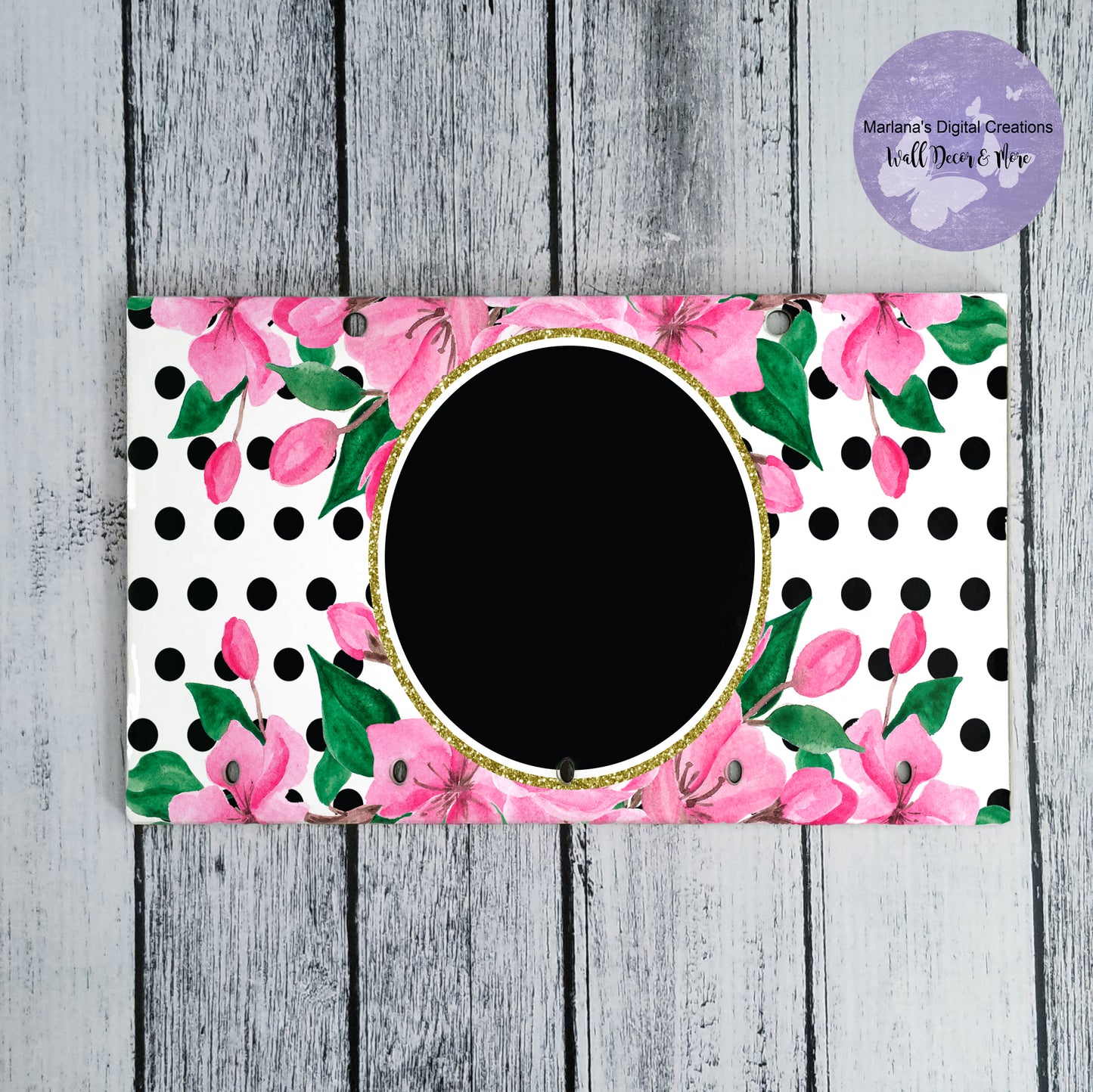 Polka Dot Circle Key Rack