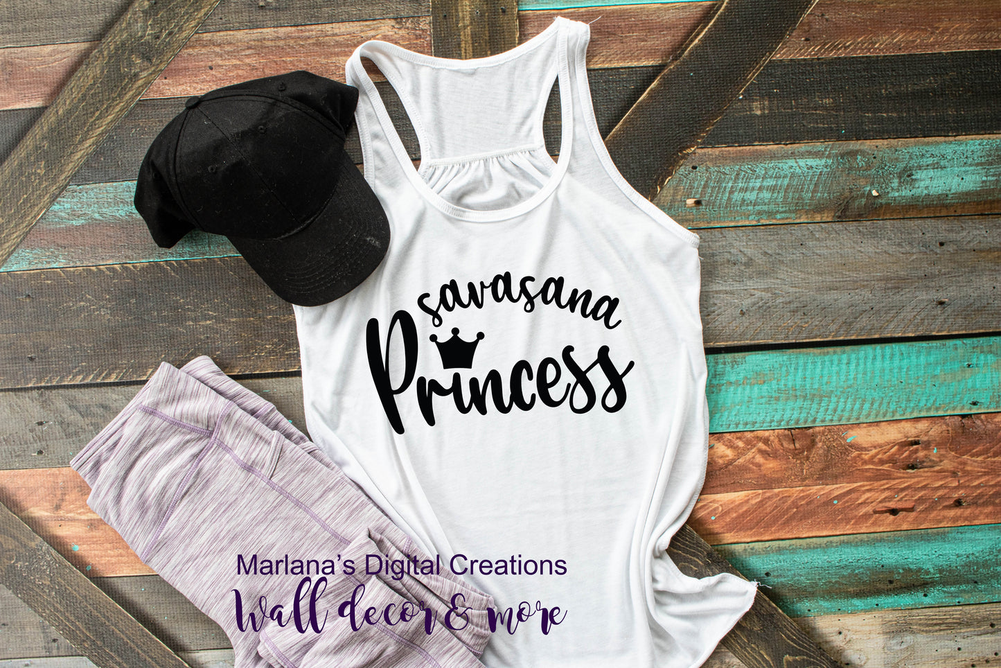 Savasana Princess - Vinyl Print