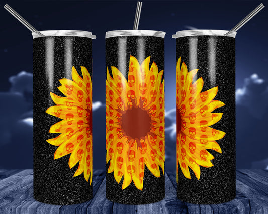 Skullflower 20oz Skinny Tumbler