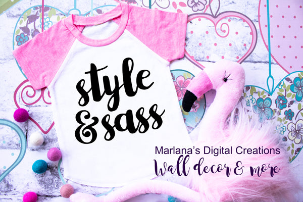 Style and Sass - Youth Vinyl Print