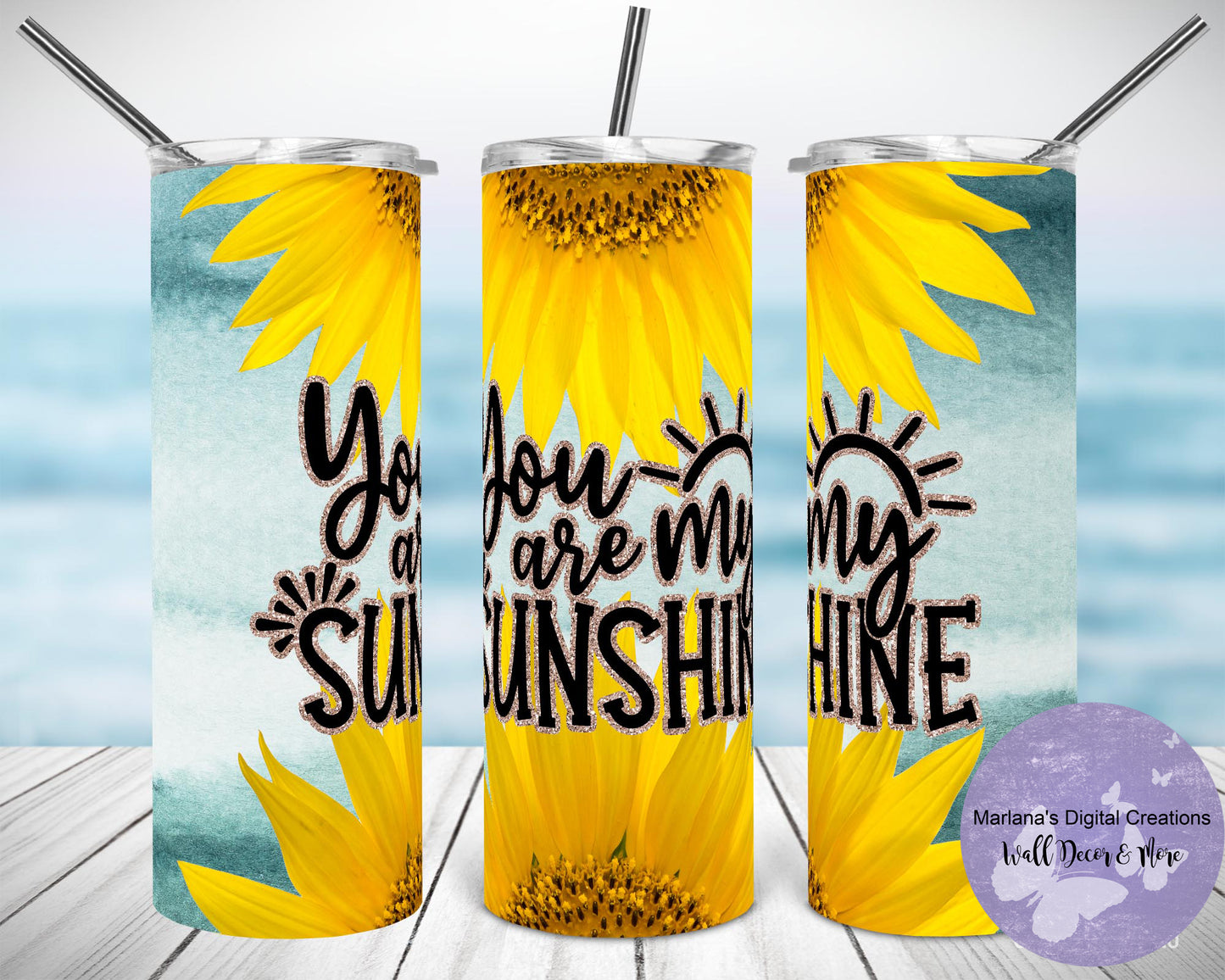 Sunflower-You Are My Sunshine 20oz Tumbler