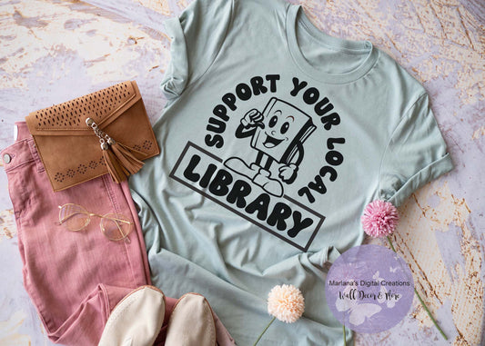 Support Your Local Library HMD - Screen Print