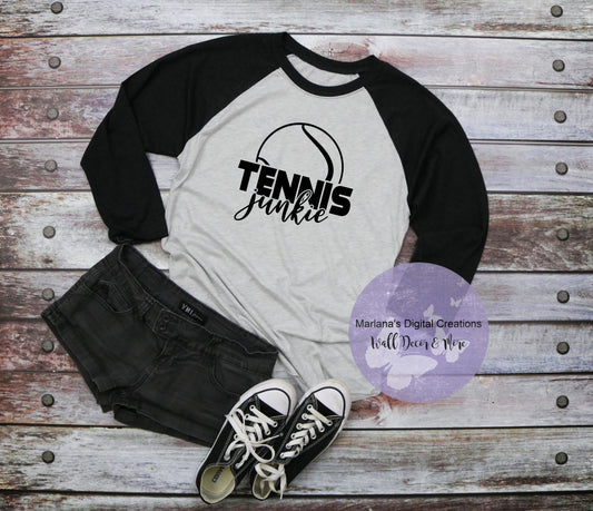 Tennis Junkie - Vinyl Print