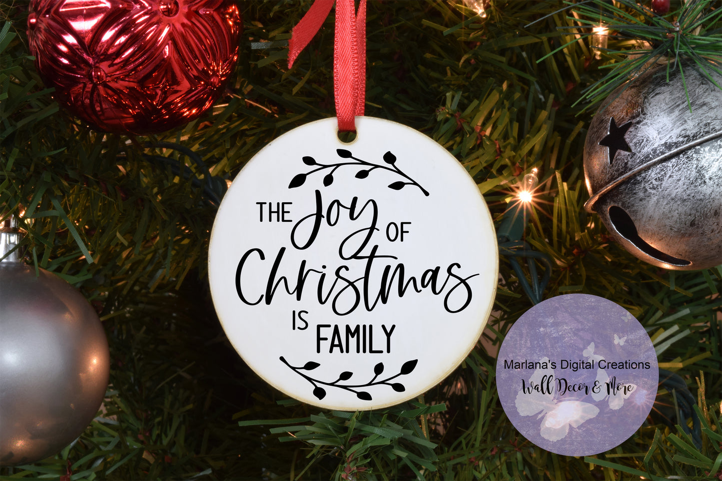 The Joy Of Christmas Is Family - Ornament