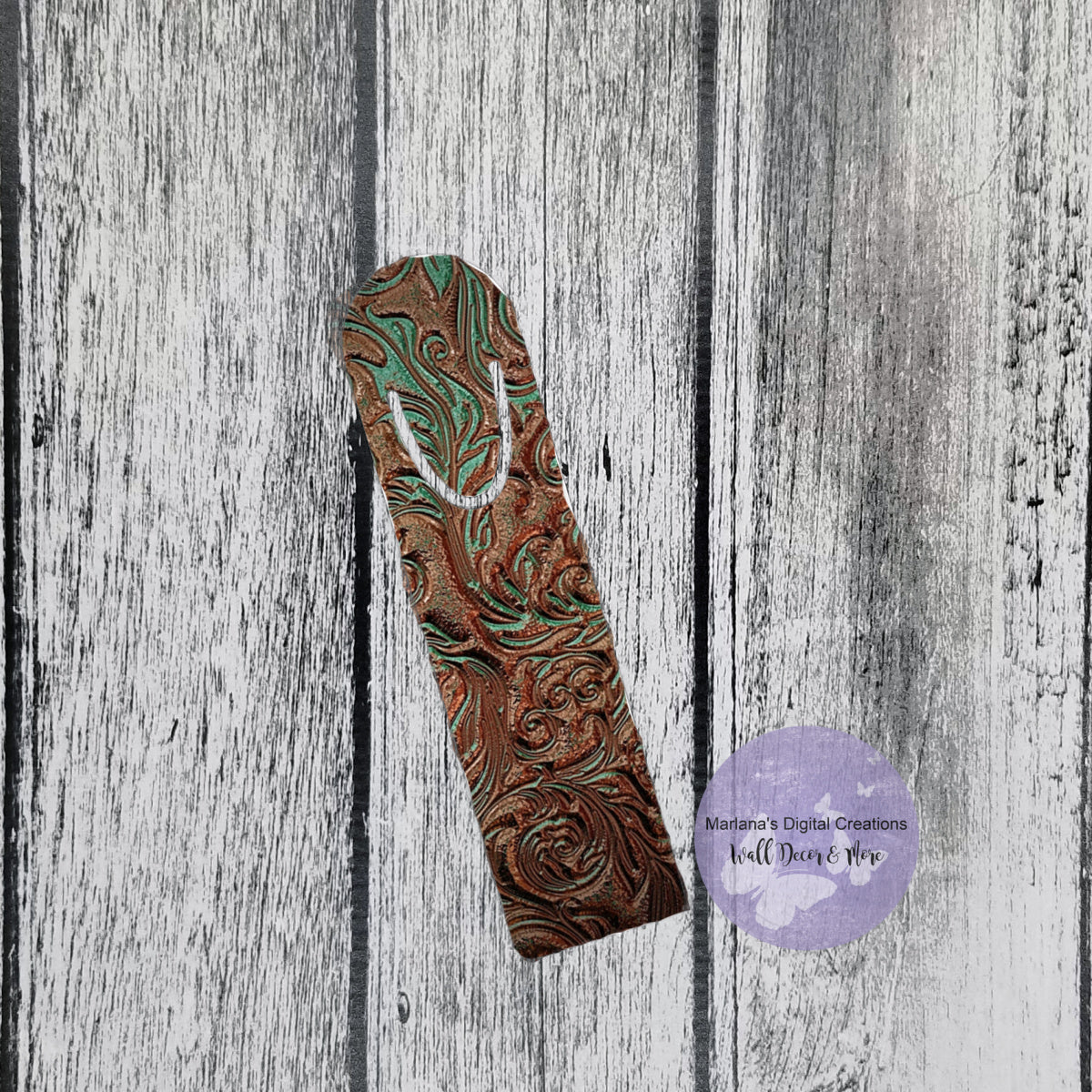 Tooled Leather Design Bookmark