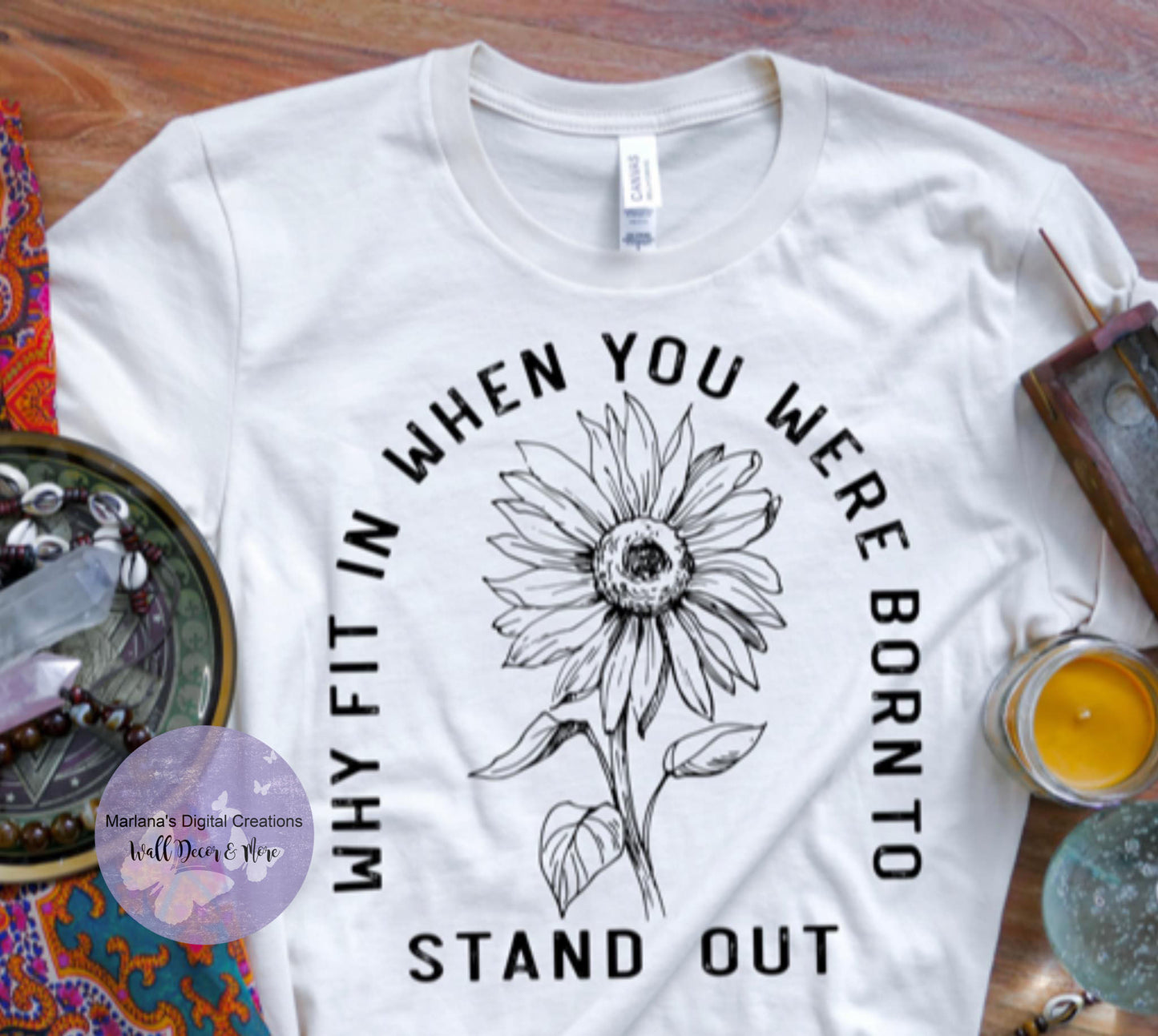 Why Fit In When You Were Born To Stand Out UNS - Screen Print