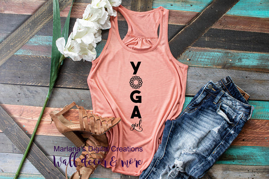 Yoga Girl - Vinyl Print